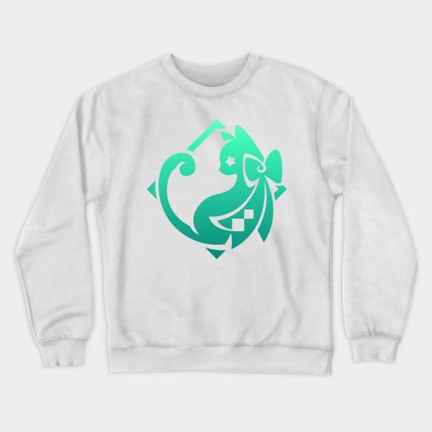 Genshin Impact Lynette Emblem Crewneck Sweatshirt by GachaSlave